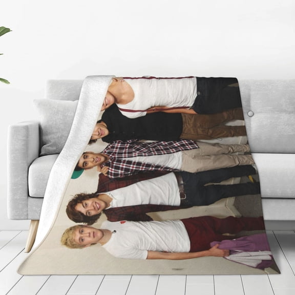 One Direction Blanket Soft Lightweight Throw Blankets Air conditioning blanket Cozy Flannel Bed Throws for Sofa Couch Travel Home Room Bedroom Decor teen Adults 50x40
