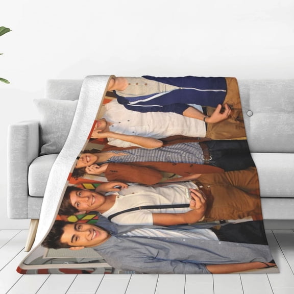 One Direction Blanket Soft Lightweight Throw Blankets Air conditioning blanket Cozy Flannel Bed Throws for Sofa Couch Travel Home Room Bedroom Decor teen Adults 50x40