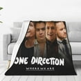thumbnail image 1 of One Direction Blanket Soft Lightweight Throw Blankets Air conditioning blanket Cozy Flannel Bed Throws for Sofa Couch Travel Home Room Bedroom Decor teen Adults 40x30, 1 of 4