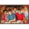 thumbnail image 1 of One Direction - Bus Wall Poster, 14.725" x 22.375", Framed, 1 of 3