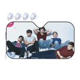thumbnail image 1 of One Direction Car Front Windshield Sun Shade, Folding Auto Sunshade Blocks UV Rays Sun Visor Protector M, 1 of 4