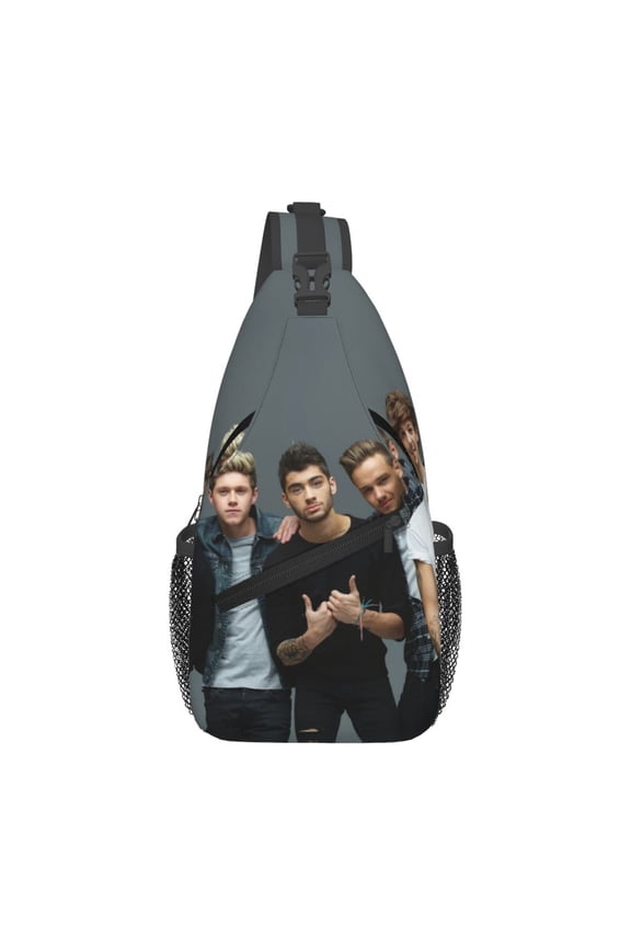 One Direction Casual Sling Bag for Women Men Travel Crossbody Sling Backpack Small Chest Shoulder Bag Gym Sports Hiking Daypack 7.5 x 3.5 x 15.3 inch