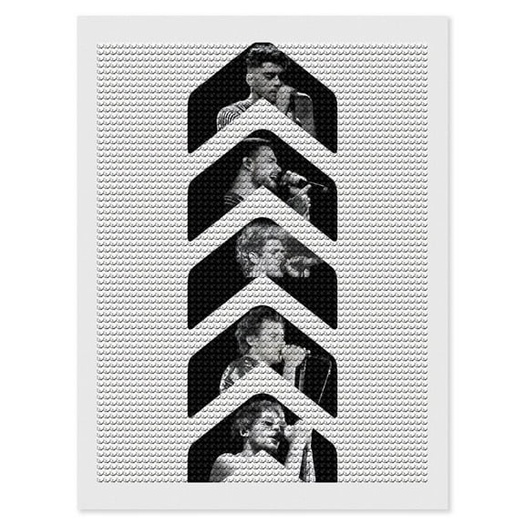One Direction Diamond Painting Poster Art Handmade Picture for Wall Decoration Gift 12"x16"
