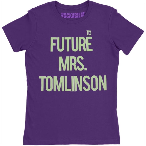 One Direction Future Mrs. Tomlinson Junior Top Small Purple