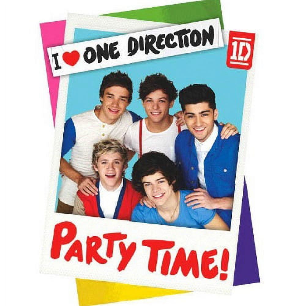 One Direction Invitations w/ Envelopes (8ct)