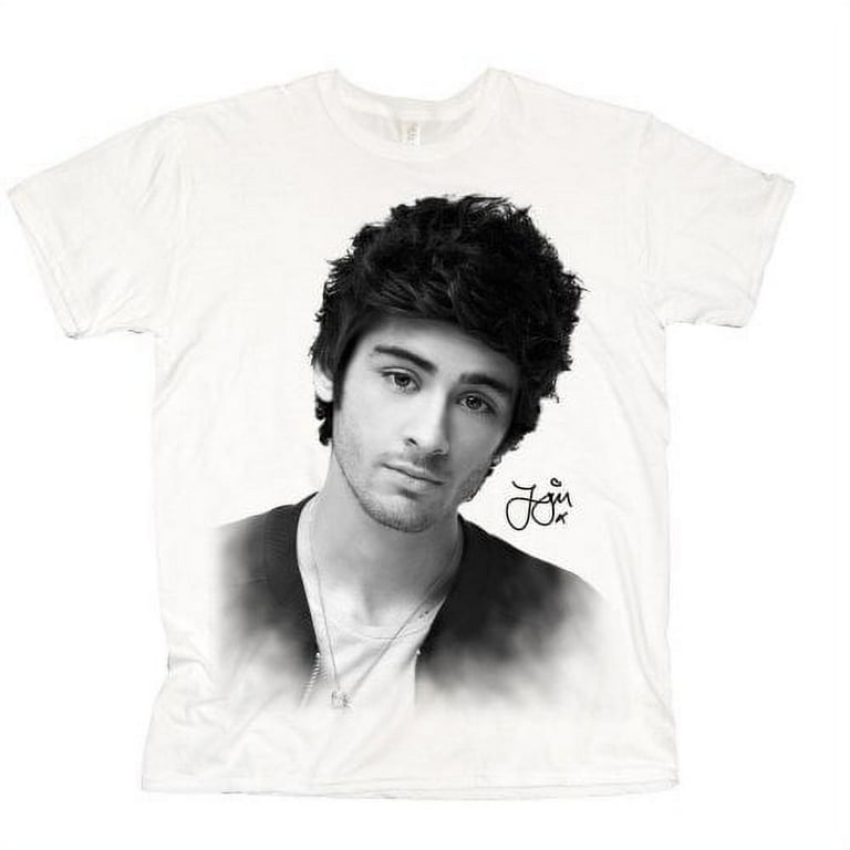One Direction Ladies T-Shirt: Zayn Solo B&W (Skinny Fit) (X-Large