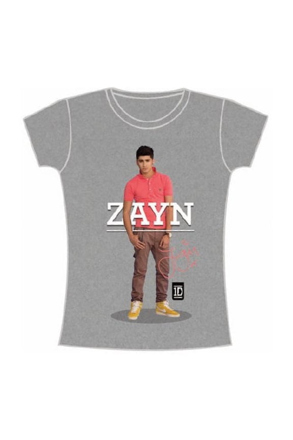 One Direction Ladies T-Shirt: Zayn Standing Pose (Skinny Fit) (X-Large)