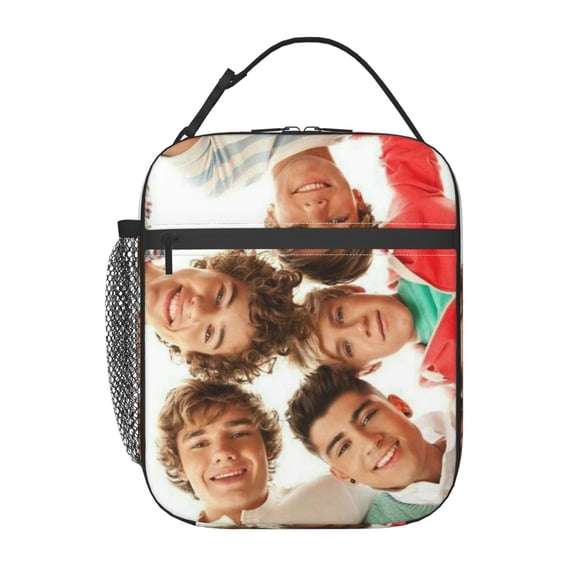 One Direction Lunch Bag Insulated Lunch Box Reusable Lunchbox Waterproof Portable Lunch Tote. 10 x 8 x 4 inch