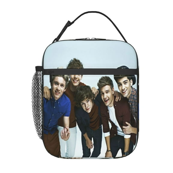 One Direction Lunch Bag Insulated Lunch Box Reusable Lunchbox Waterproof Portable Lunch Tote. 10 x 8 x 4 inch