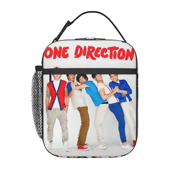 One Direction Lunch Bag Insulated Lunch Box Reusable Lunchbox Waterproof Portable Lunch Tote. 10 x 8 x 4 inch