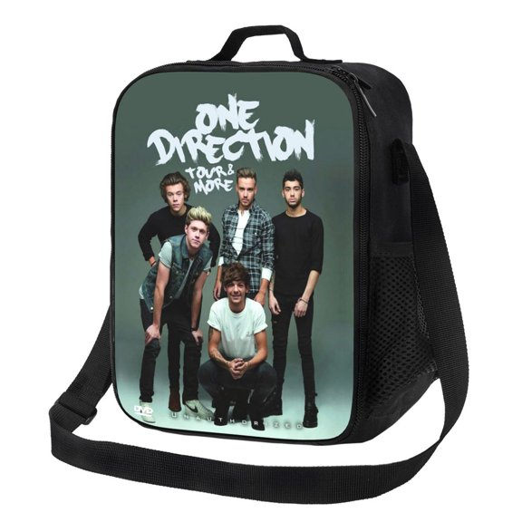 One Direction Lunch Bag Lunch Box Lightweight Durable Lunch Tote Bag Portable Reusable Lunch Box Tote for Work Sport Picnic Camping