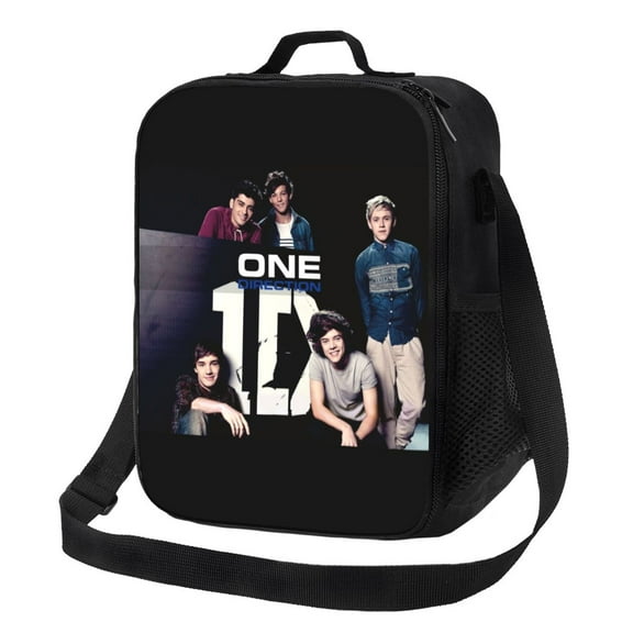 One Direction Lunch Bag Lunch Box Lightweight Durable Lunch Tote Bag Portable Reusable Lunch Box Tote for Work Sport Picnic Camping