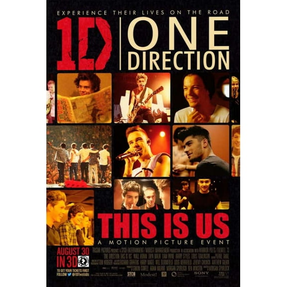 One Direction Movie Poster Print (27 x 40)
