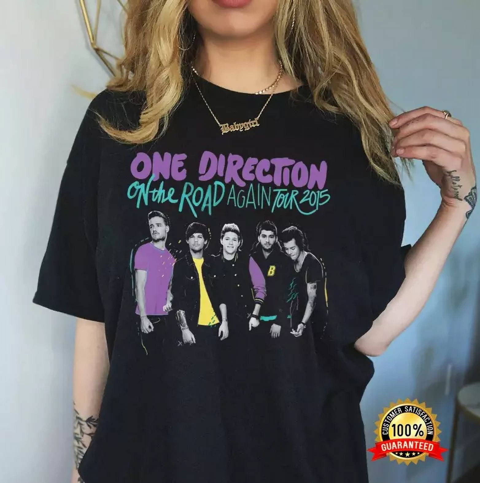 One Direction On the Road Again Tour 2015 Vintage Band Music Gift