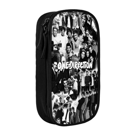 One Direction Pencil Case, Multipurpose Pencase ,Large Capacity Durable Pencil Pouch Storage Pen Bag Organizer Stationery
