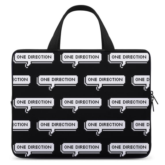 One Direction Portable Laptop Bag Protective Laptop Shoulder Bag Compatible with MacBook Air/Pro 10 12 13 15 17 Inch
