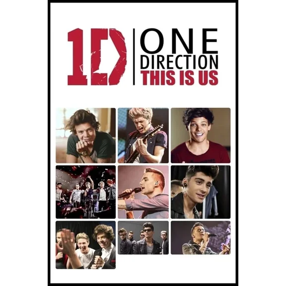 One Direction: This Is Us Poster Home Decor Office Wall Art Living Room Decor Paper Poster Only