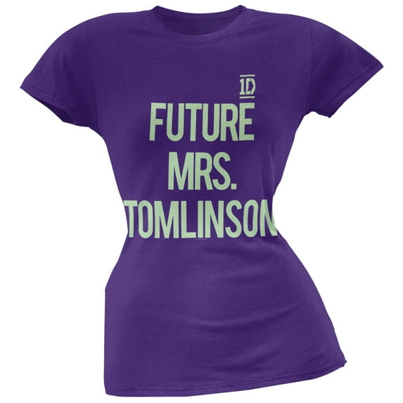 One Direction Women's Juniors Future Mrs. Tomlinson Short Sleeve T Shirt