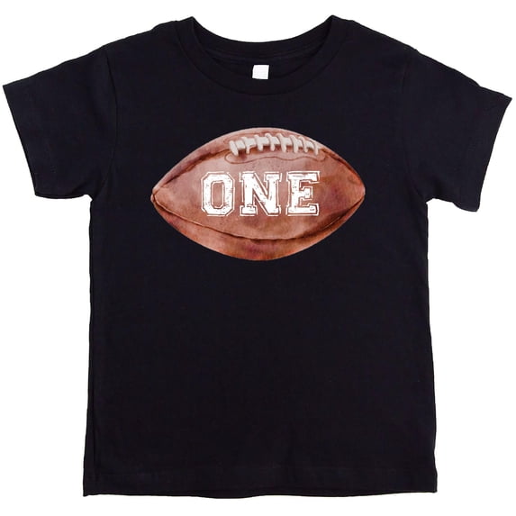 One Distressed 1st Birthday Sports Themed T-Shirts for Baby Boys First Sports Birthday Black Shirt 12 Months