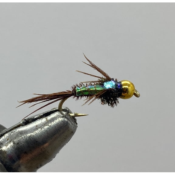 One Dozen (12) - Beadhead Flashback Pheasant Tail - Nymph