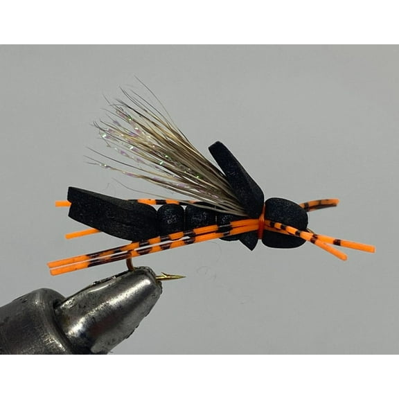 One Dozen (12) - Bullethead Foam Cicada - Dry Fly