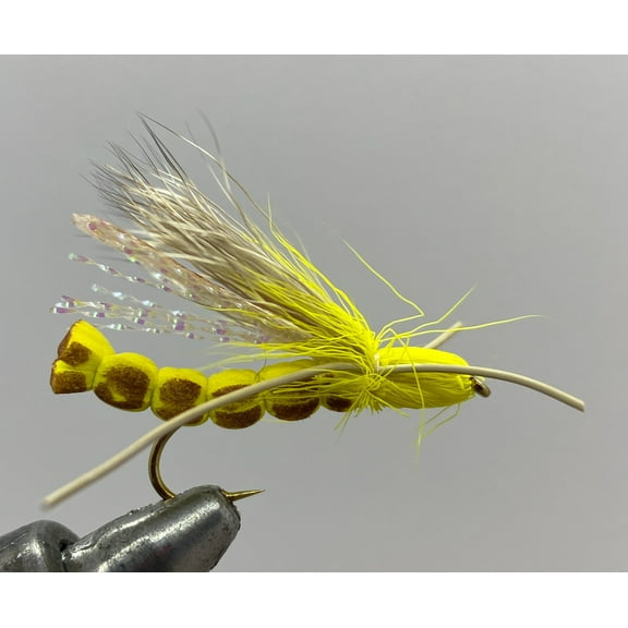 One Dozen (12) - Bullethead Parafoam Golden Stonefly