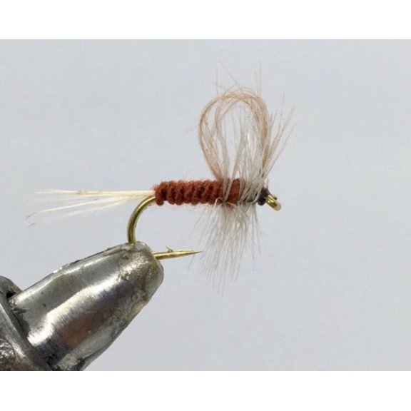 One Dozen (12) - CDC Loop Wing Hendrickson Emerger - Dry Fly
