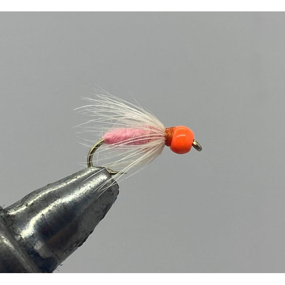 One Dozen (12) - Firebead Soft Hackle Sow Bug - Pink - Nymph