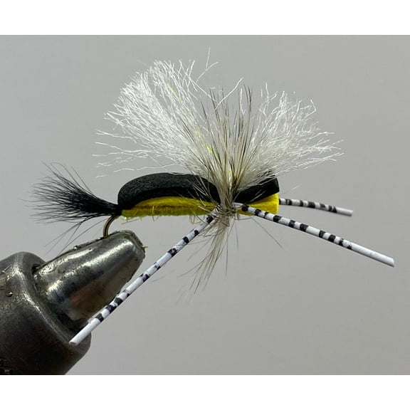One Dozen (12) - Hippie Stomper - Yellow - Dry Fly