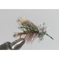 thumbnail image 1 of One Dozen (12) - Rubber Legged Crystal Stimulator - Olive - Dry Fly, 1 of 1