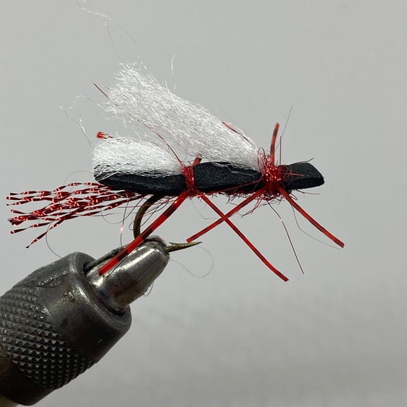 One Dozen (12) - Sparkle Chubby Chernobyl - Black/Red