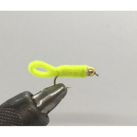 One Dozen (12) - Tungsten Beadhead Green Weenie