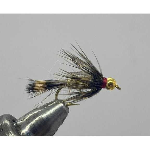 One Dozen (12) - Tungsten Beadhead Hare's Ear Soft Hackle - Nymph