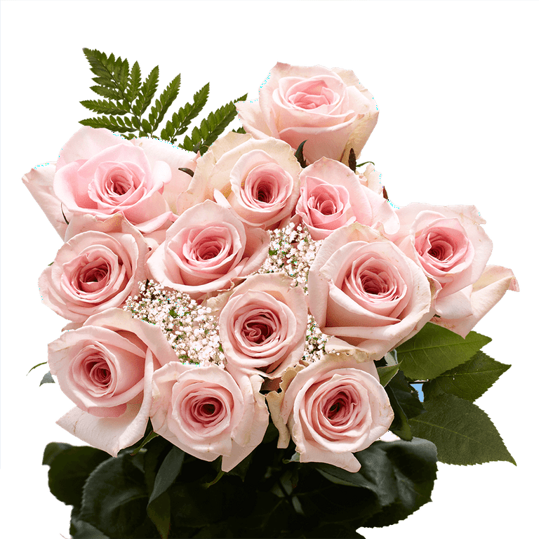 Birthday flowers pink roses bouquet free delivery