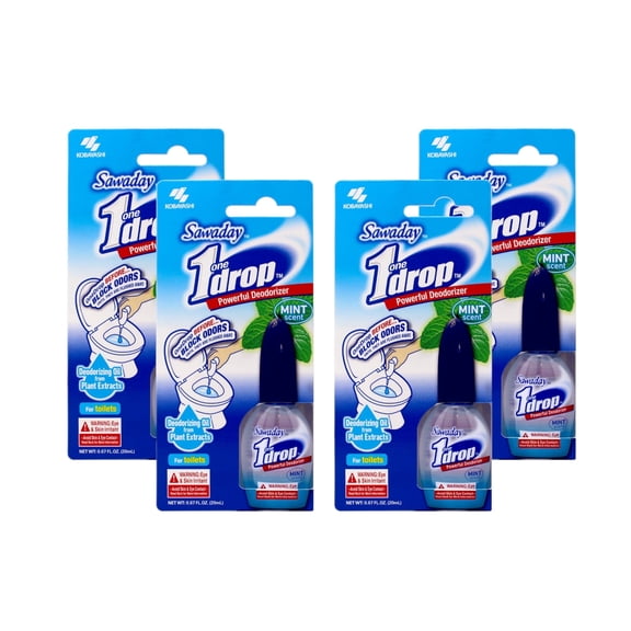 One-Drop Powerful Bathroom Deodorizer (Pack of 4)