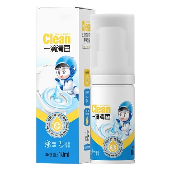 One Drop Toilet Odor Eliminator 2 Pack 36Ml Press Type Lasting Fresh Scent Multi Scene Deodorizer