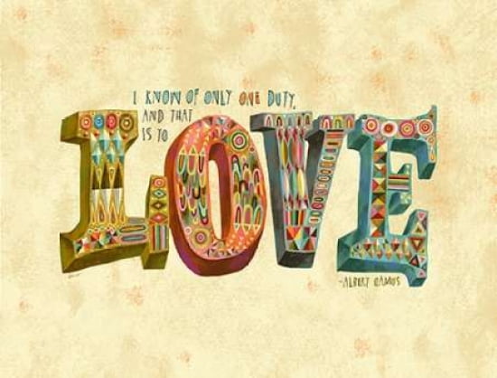 One Duty Love Canvas Art - Richard Faust (22 x 28)