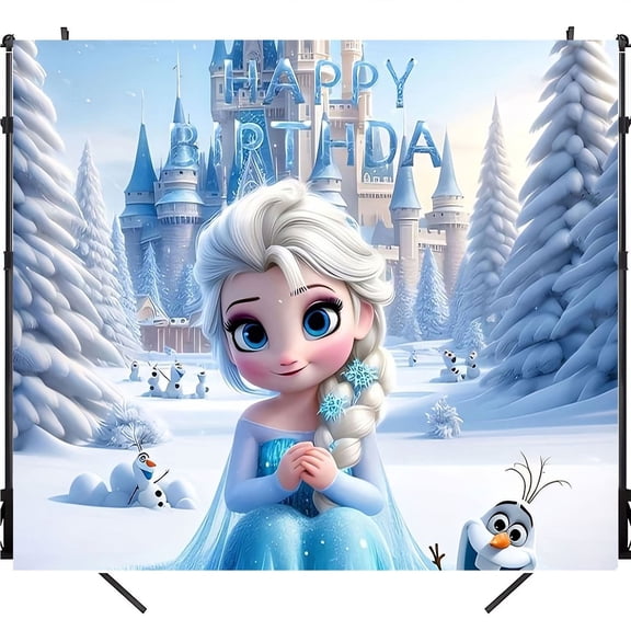 Elsa Background Indoor Outdoor Garden Holiday Party Decoration