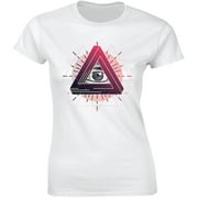 One Eye Pyramid - All Seeing Illuminati Eye Symbol Womens Gift T-Shirt