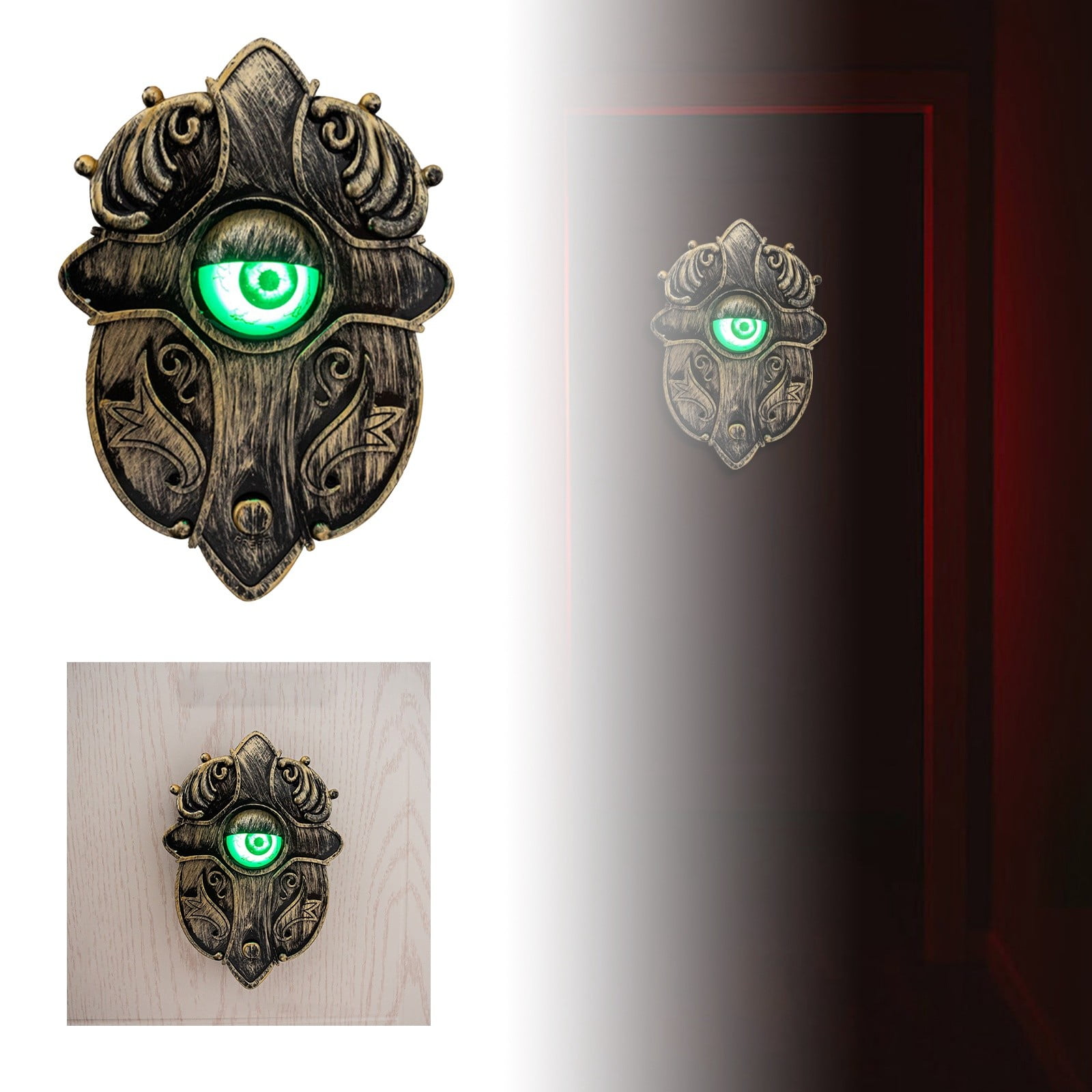 One Eyed Doorbell Decoration LED Light Emitting Sound Eye Doorbell Bar
