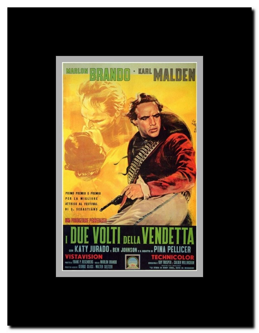 One Eyed Jacks Framed Movie Poster