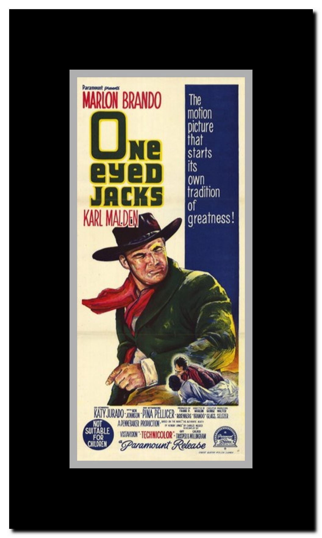 One Eyed Jacks Framed Movie Poster