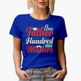 thumbnail image 1 of One Father Is More Than a Hundred School Masters, Father's Day, Royal Blue T-Shirt, 2XL, 1 of 5