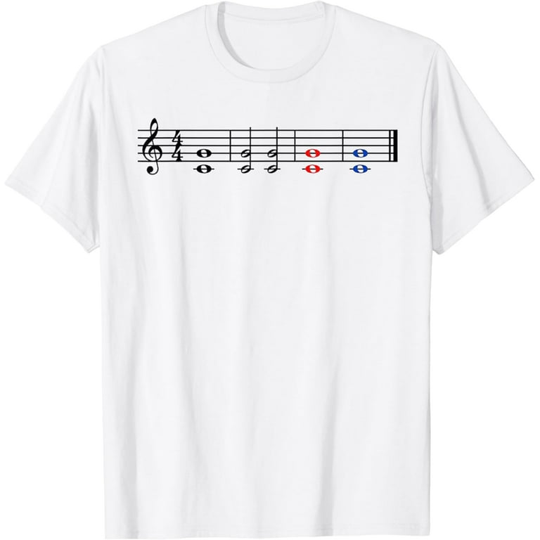 One Fifth Two Fifth Red Fifth Blue Fifth Music Teacher T-Shirt One Fifth Two Fifth Red Fifth Blue Fifth Music Teacher T-Shirt
