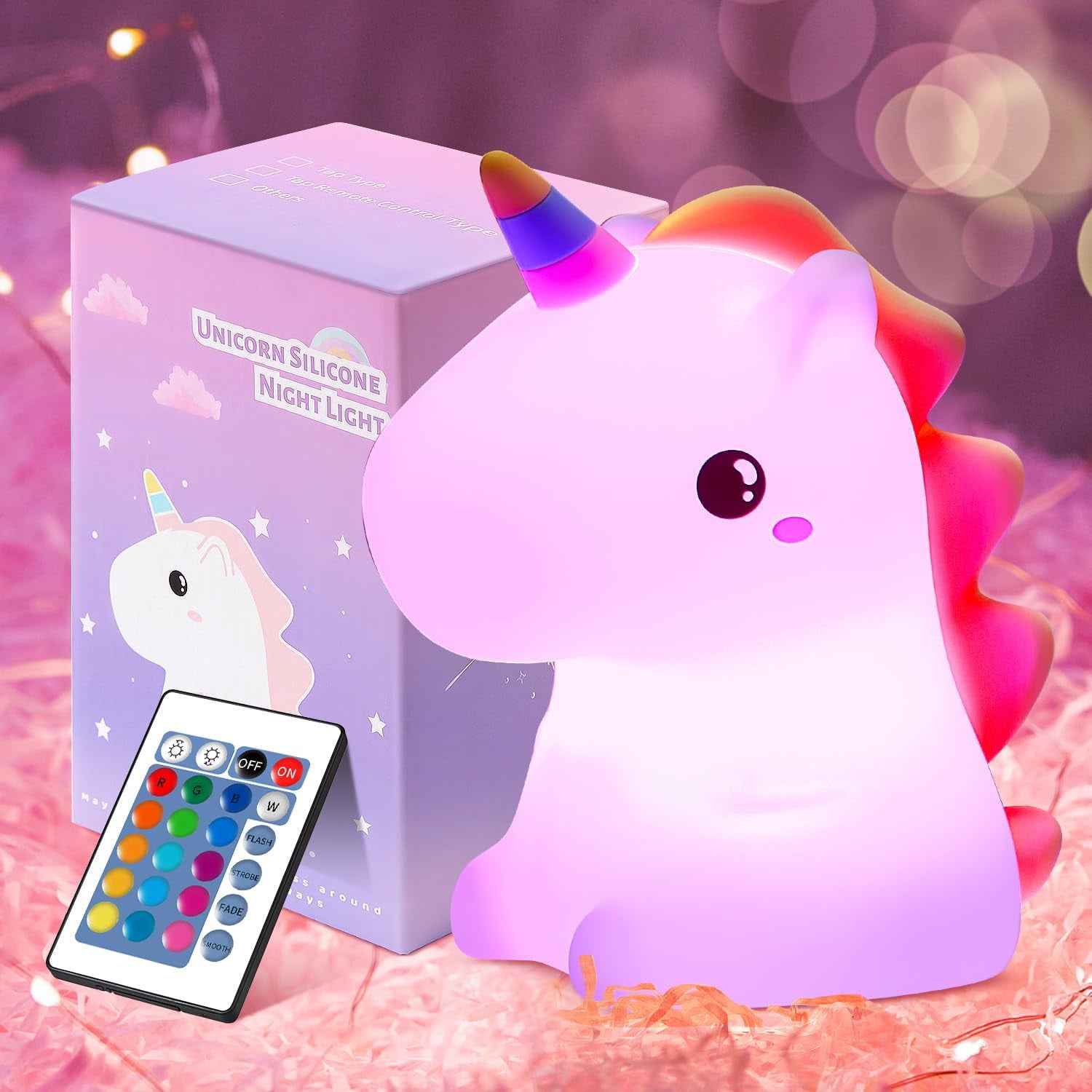 One Fire Unicorn Night Light