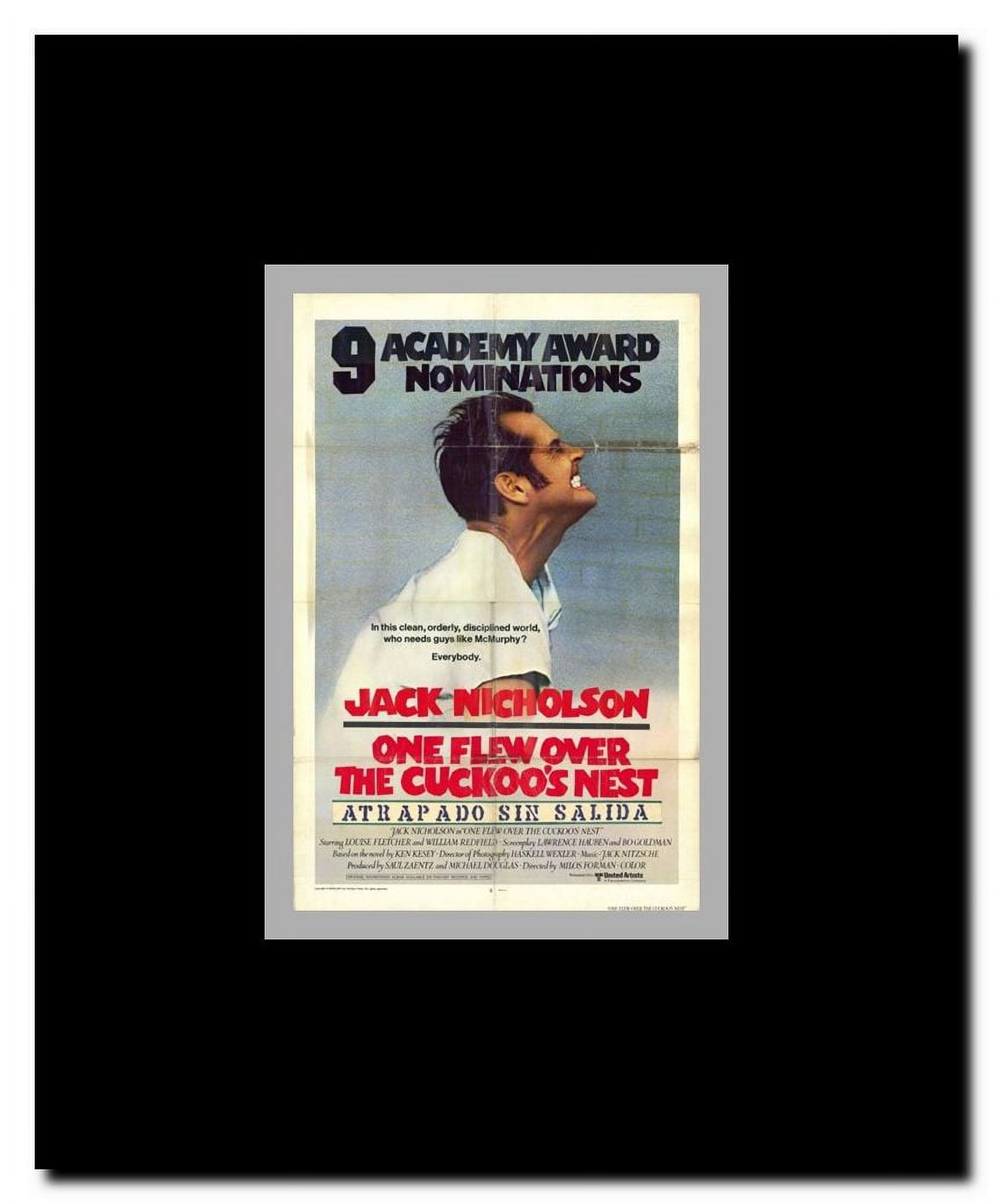 One Flew Over the Cuckoo's Nest Framed Movie Poster