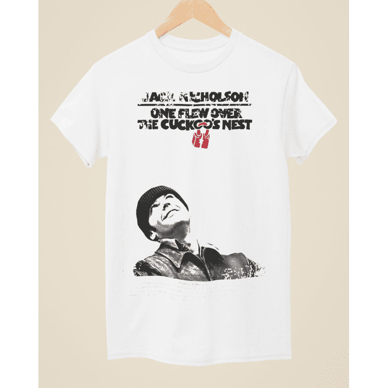 One Flew Over the Cuckoos Nest Movie Poster Inspired Unisex White T Shirt Walmart
