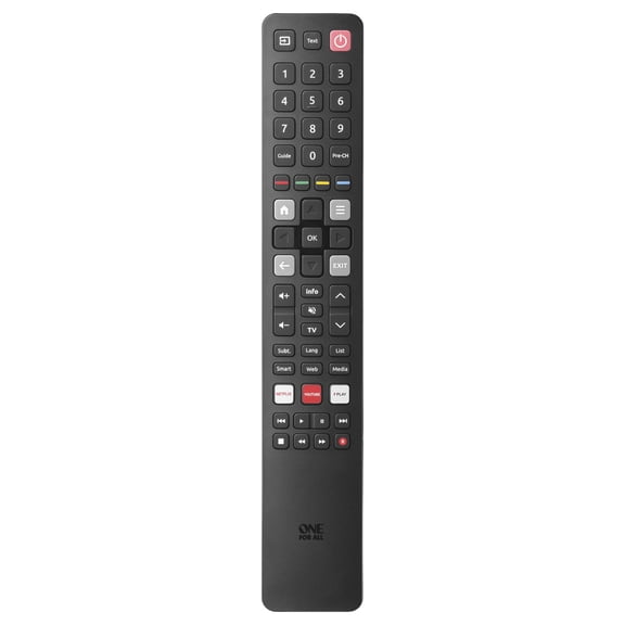 One For All Replacement Remote for TCL TVs, URC4922