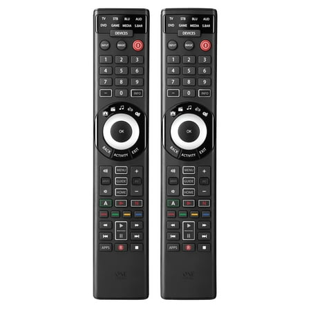 One For All URC7880 Smart Control 8 Universal Remote, 2 Pack