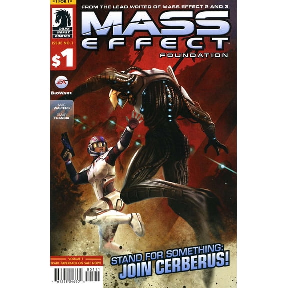 One For One: Mass Effect: Foundation #1 VF ; Dark Horse Comic Book